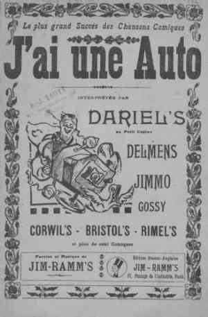 J'AI UNE AUTO