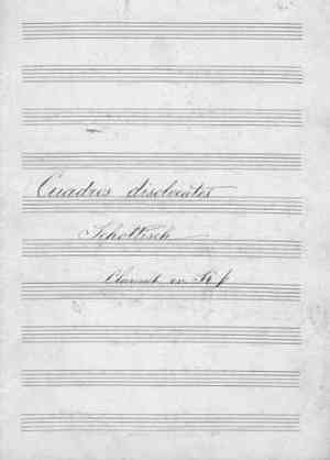 CUADROS DISOLVENTES.Schottisch. Clarinete en sib.