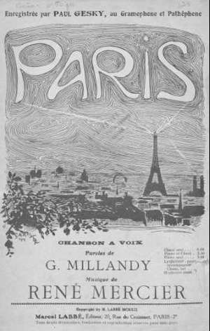 PARIS!. CHANSON A VOIX