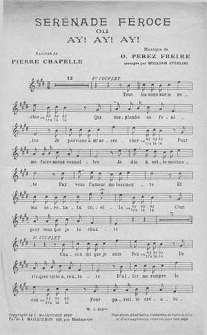 SERENADE FÉROCE ou AY! AY! AY!