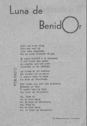 LUNA DE BENidOR. Fox-Fado