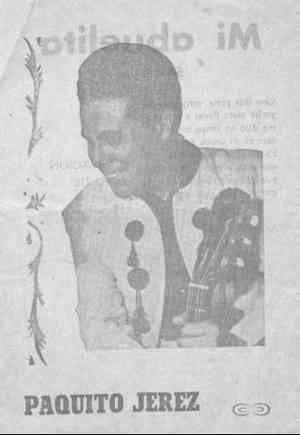 PAQUITO JEREZ