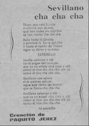 SEVILLANO CHA CHA CHA