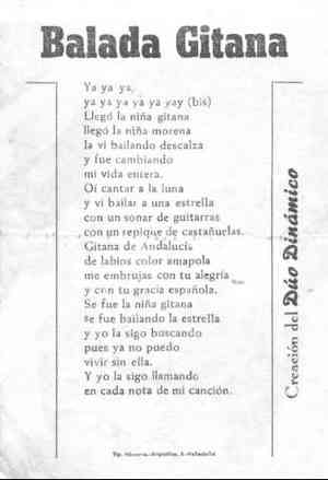 BALADA GITANA