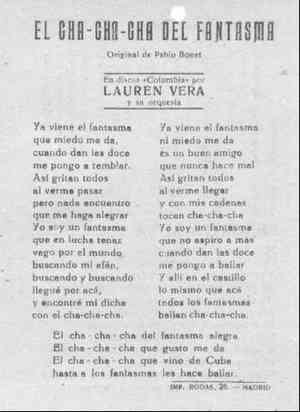 EL CHA-CHA-CHA DEL FANTASMA.