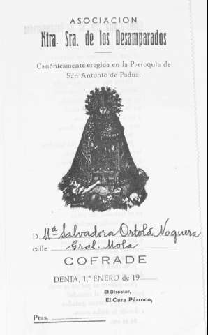 GOZOS A NTRA. SRA. DE LOS DESAMPARADOS