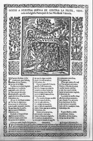 GOZOS A NUESTRA SEÑORA DE CONTRA LA PESTE