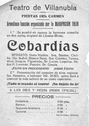 Teatro de Villanubla. COBARDÍAS