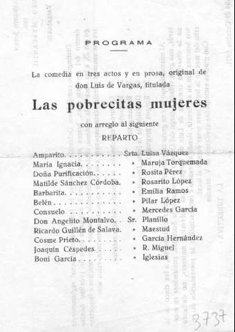 LAS POBRECITAS MUJERES