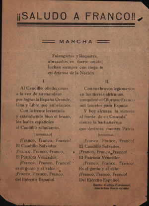 Saludo a Franco (Marcha)