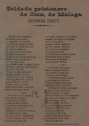 Soldado prisionero de Coín, de Málaga (segunda parte)