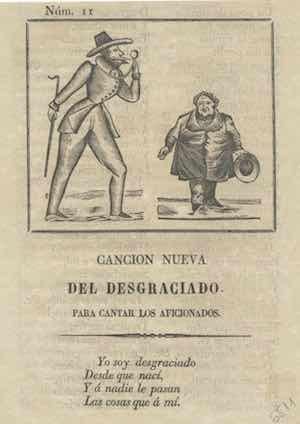 Canción nueva del desgraciado para cantar los aficionados
