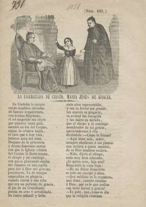 La enamorada de Cristo, María Jesús de Gracia. Núm. 105