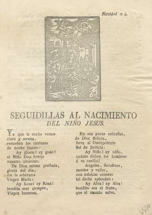 Seguidillas al nacimiento del Niño Jesús. Navidad n. 4
