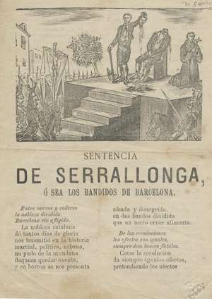 Sentencia de Serrallongo, o sea los bandidos de Barcelona