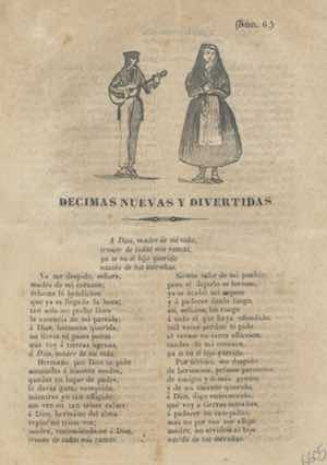 Decimas nuevas y divertidas. (Núm. 6)