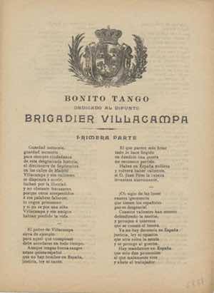 BONITO TANGO dedicado al difunto BRIGADIER VILLACAMPA