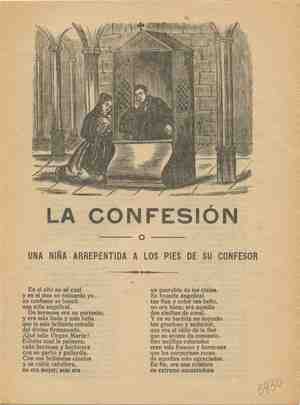 LA CONFESIÓN O UNA NIÑA ARREPENTIDA A LOS PIES DE SU CONFESOR