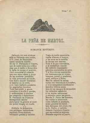 LA PEÑA DE MARTOS. ROMANCE HISTÓRICO