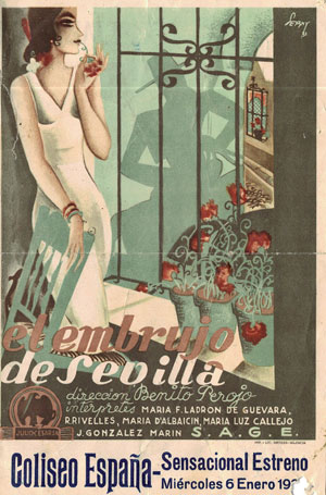 [Programa de mano de película]. El Embrujo de Sevilla