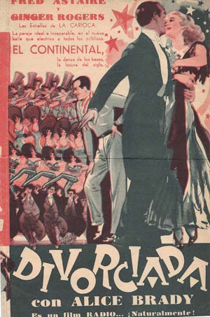 [Programa de mano de película]. La Alegre Divorciada