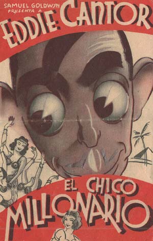 [Programa de mano de película]. El chico millonario.