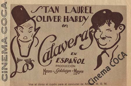 [Programa de mano de película]. Los Calaveras