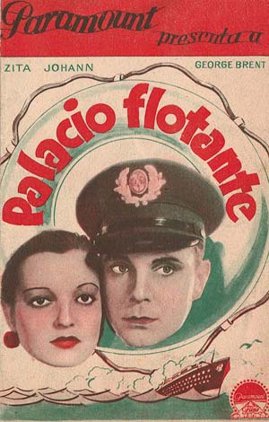 [Programa de mano de película]. Palacio Flotante