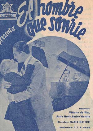 [Programa de mano de película]. El hombre que sonrie.