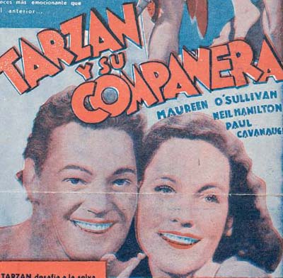 [Programa de mano de película]. Tarzan y su compañera.