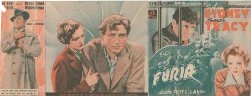 [Programa de mano de película]. Furia