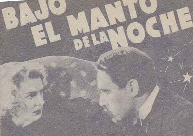 [Programa de mano de película].Bajo el manto de la noche