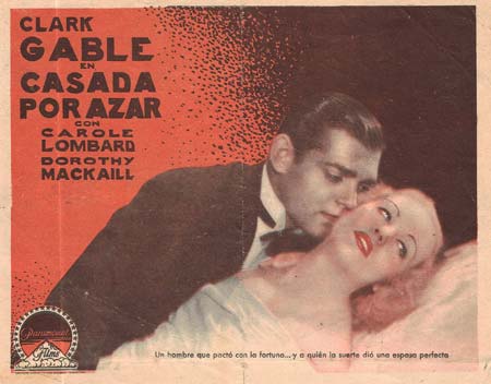 [Programa de mano de película]. Casada por azar.
