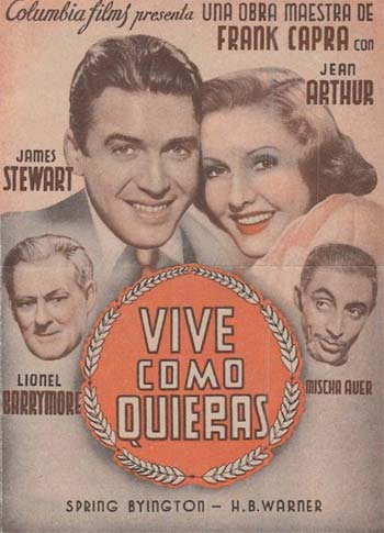 [Programa de mano de película]. Vive como quieras