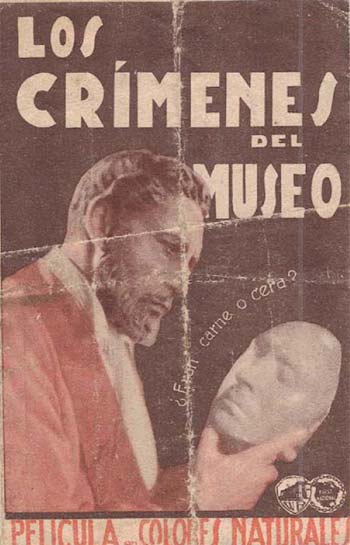 [Programa de mano de película] Los crímenes del museo